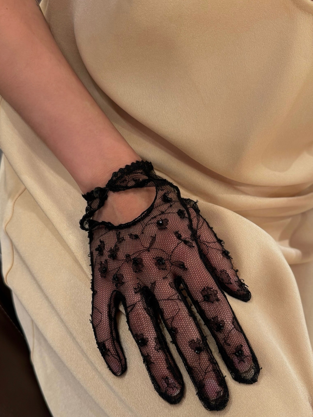 Перчатки кружевные "Floraison"