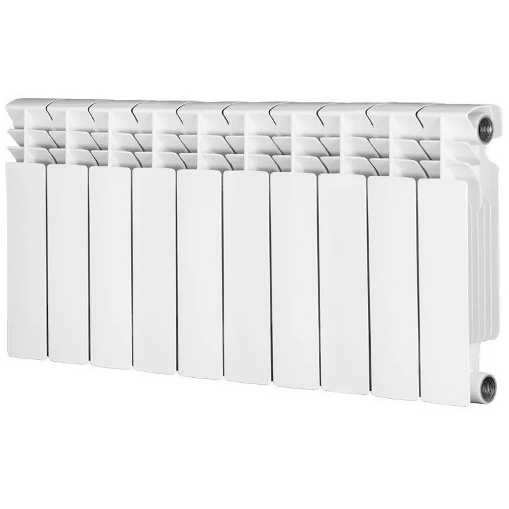 Радиатор биметаллический Radena CS 1000 200/100 боковое подключение белый 10 секций