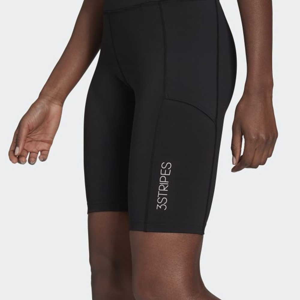 Женские Шорты теннисные Adidas Club Short Tennis Tights - black/white