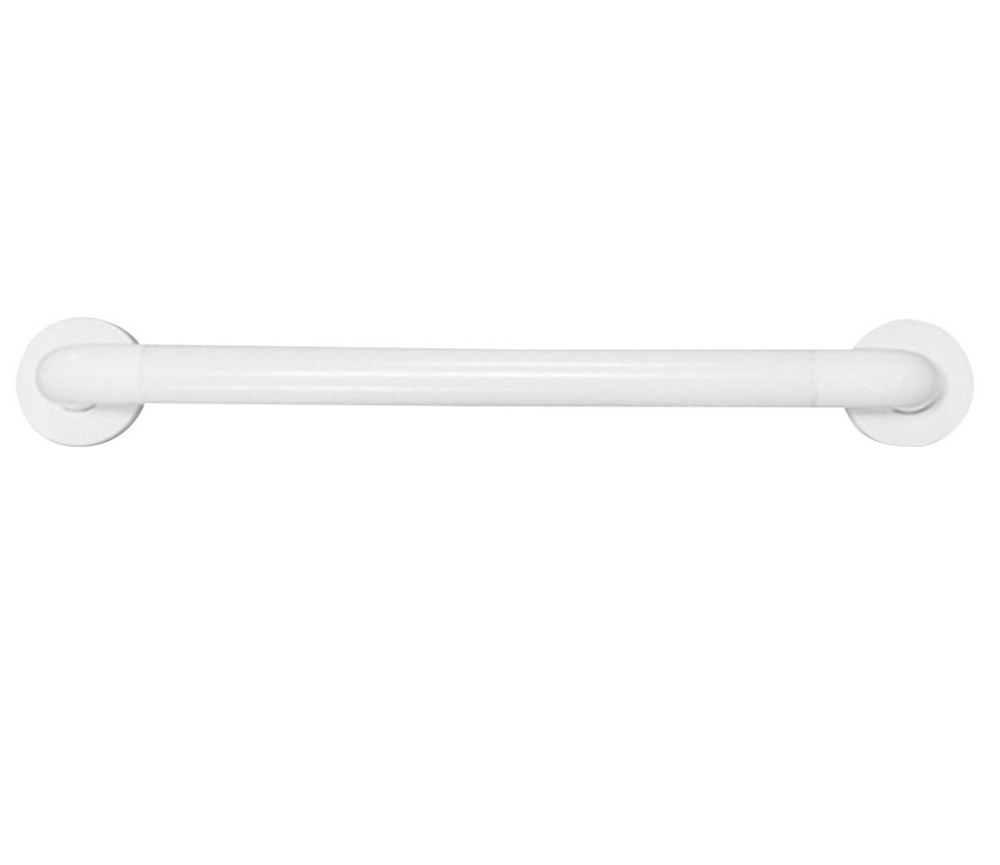 Поручень прямой Nofer 15054.60.NBA 600 мм алюминиевый с нейлоновым покрытием, белый купить