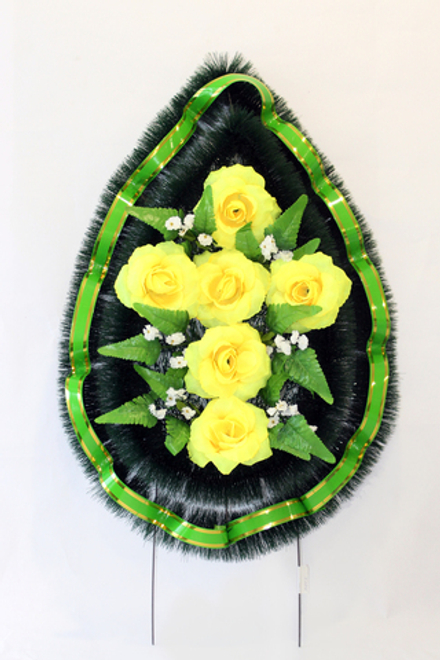 Венок крест