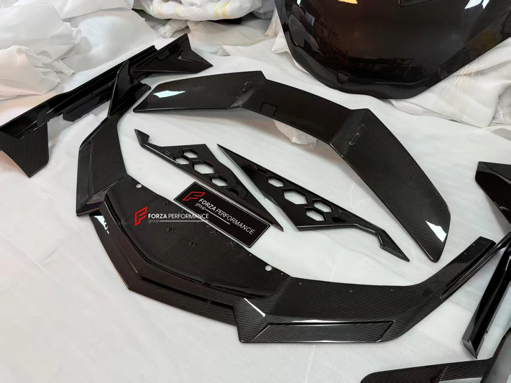 Карбоновая губа переднего бампера для LAMBORGHINI REVUELTO 2023+ Ламборгини