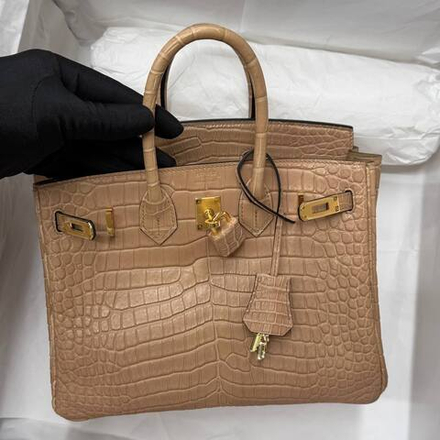 Сумка Hermes из кожи крокодила