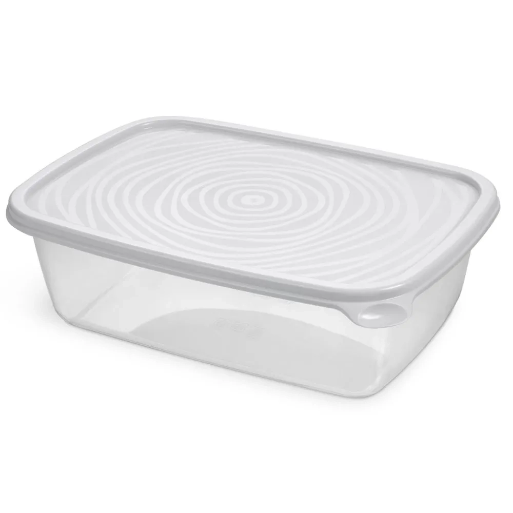 Контейнер прямоугольный Романо 1,6л Светло-серый С852СЕР