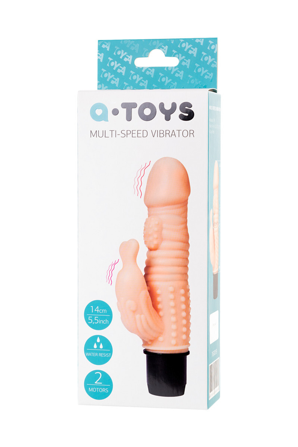 Реалистичный вибратор A-Toys by TOYFA Fand, TPE, телесный, 17,5 см