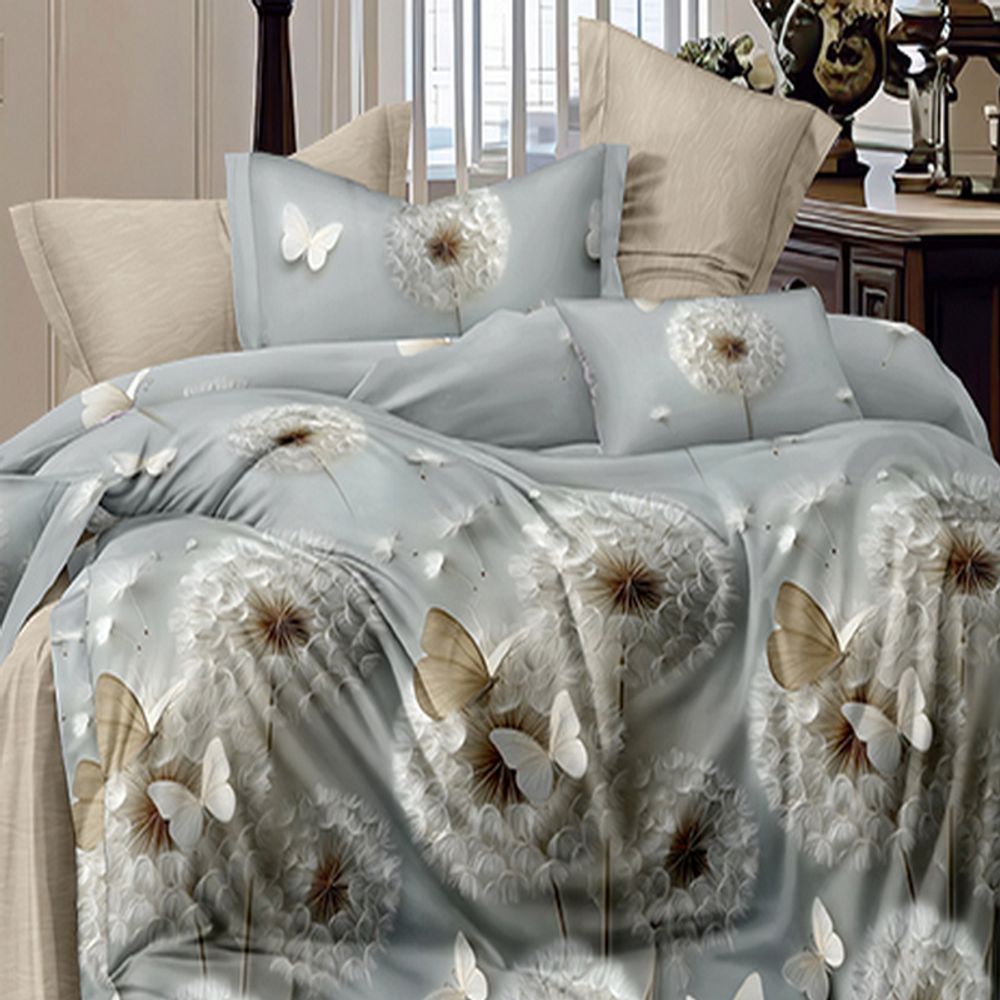 Комплект постельного белья "П37. 8040", поплин, 100% хлопок, Россия.