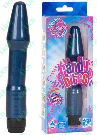 Синяя анальная свеча CANDY BITES