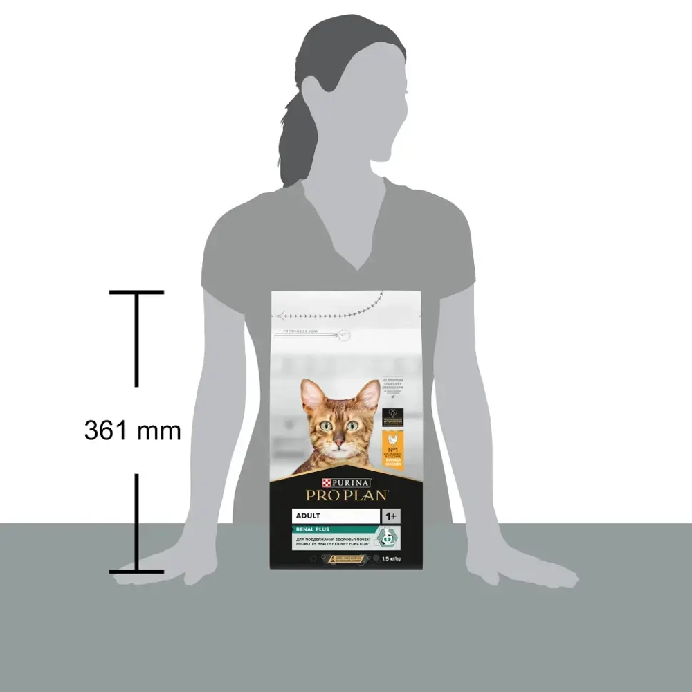 Pro plan cat adult сухой корм для взрослых кошек с курицей - 1,5 кг