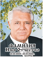 Цветной портрет стекло триплекс