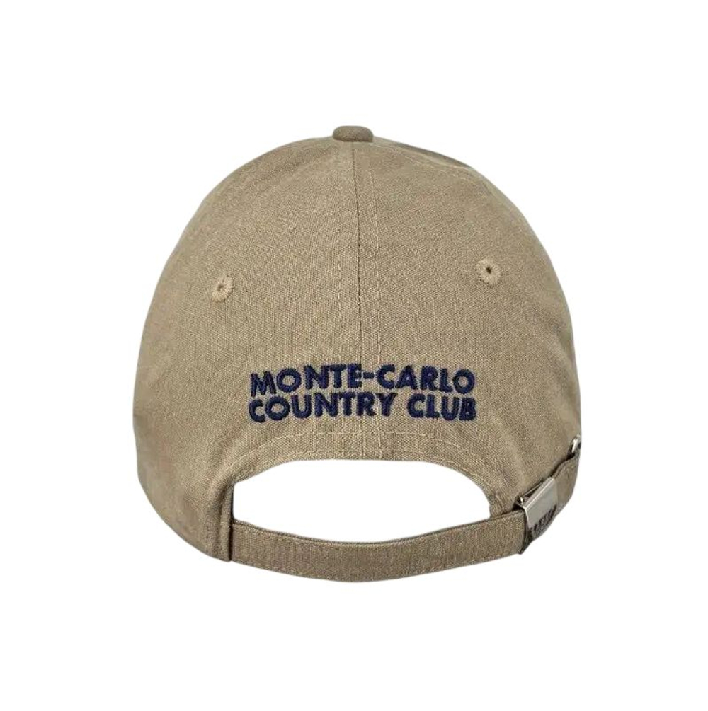 Кепка теннисная Monte-Carlo Country Club MCCC Washed Cotton - khaki