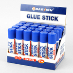 Клей-карандаш 8гр. в пластиковом корпусе с выдвигающимся стержнем (Darvish)