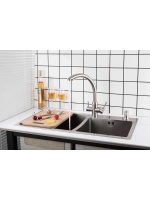 Смеситель для кухни с подключением под фильтр FRAP F43899