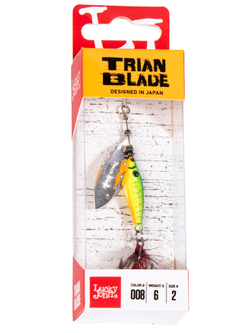Блесна вращающаяся Lucky John TRIAN BLADE LONG 06.0г 008