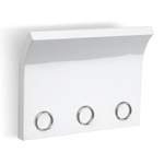 Держатель для ключей и писем Magnetter белый