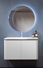 Тумба с раковиной Cezares STYLUS 95 см Bianco opaco 55226 + 55264