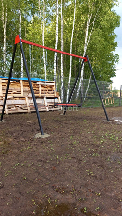 Монтаж уличных качелей Sv Sport