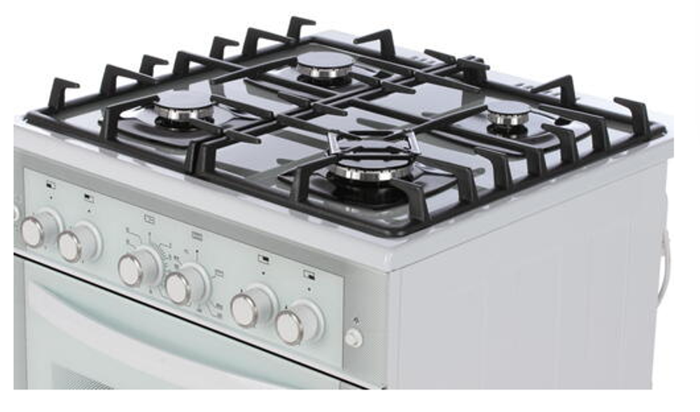 Плита газовая GEFEST 6500-02 0042 (бел.с растр.рис)