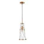 SL1016.203.01 Светильник подвесной ST-Luce Золотистый/Золотистый, Прозрачный E27 1*60W NARRIO