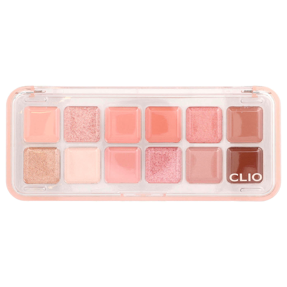 Clio, Pro Eye Palette Air, 09 персиковое яблоко и мате, 1 шт.