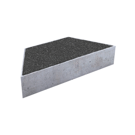 Тротуарная плитка ТРАПЕЦИЯ - Стоунмикс Черный