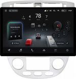 Магнитола для Chevrolet Lacetti седан/универсал, Daewoo Gentra (климат, рамка серебро) - Teyes CC4-PRO монитор 13" 2K QLED на Android 13, Snapdragon 778G, 8+128, AI, CarPlay, DSP, 4G SIM-слот