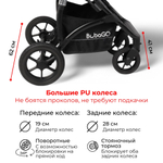 Коляска трансформер Bubago Zoom 3в1 черный