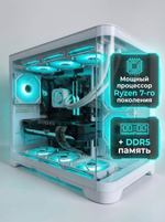 Игровой компьютер (системный блок) AMD Ryzen 7 7700 / NVIDIA GeForce RTX 5070 (12 Гб) / 32GB DDR5 / SSD 1.5TB / 800W