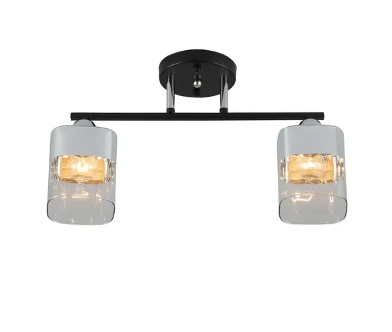 07275/2 BLACK+CHROME (4) Люстра (RL) #