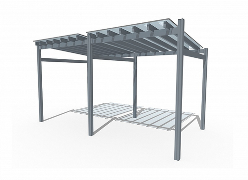 Пергола с крышей