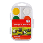 Акварель медовая "Мультики" 16 цветов, без кисти, пластик (Гамма)