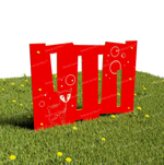 Забор уличный из экопластика 2, секция 1000х740 мм