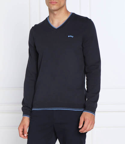 свитер vitom_w22 BOSS GREEN - темно-синий(50475089)