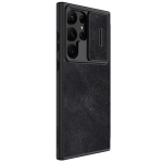 Чехол-книжка Nillkin Qin Prop Leather для Samsung Galaxy S23 Ultra экокожа (черный)