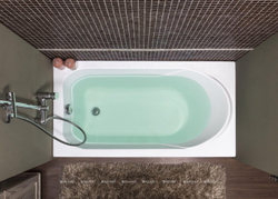 Акриловая ванна Aquanet (Акванет) West 130x70 с каркасом