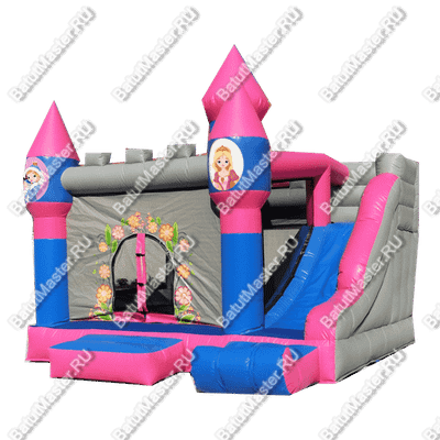 Коммерческий надувной батут "Маленькие принцессы"