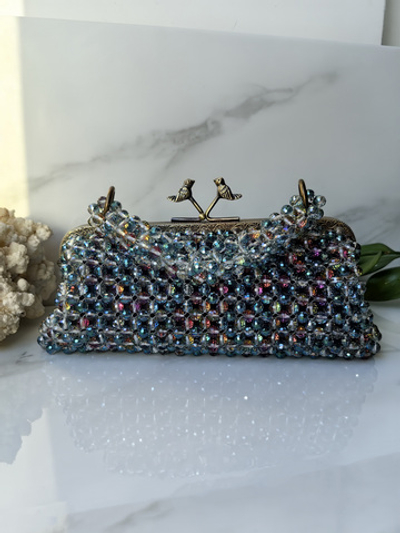 Сумка из ювелирного стекла Изумрудный дискошар