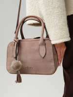 Замшевая сумка Polly DBR 31348 капучино