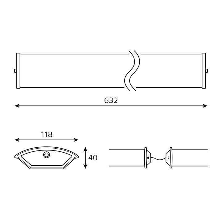Настенно-потолочный светильник Gauss 909427260