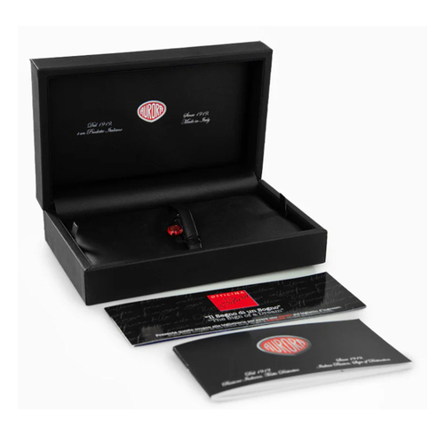 Перьевая ручка Aurora Roma Red CT, перо - F, в подарочной коробке