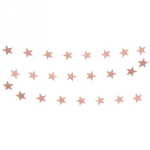 Растяжка «Звёздное сияние» 2,5 м 7 см , (24 штук), шампань, глянец