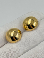 Серьги полусферы