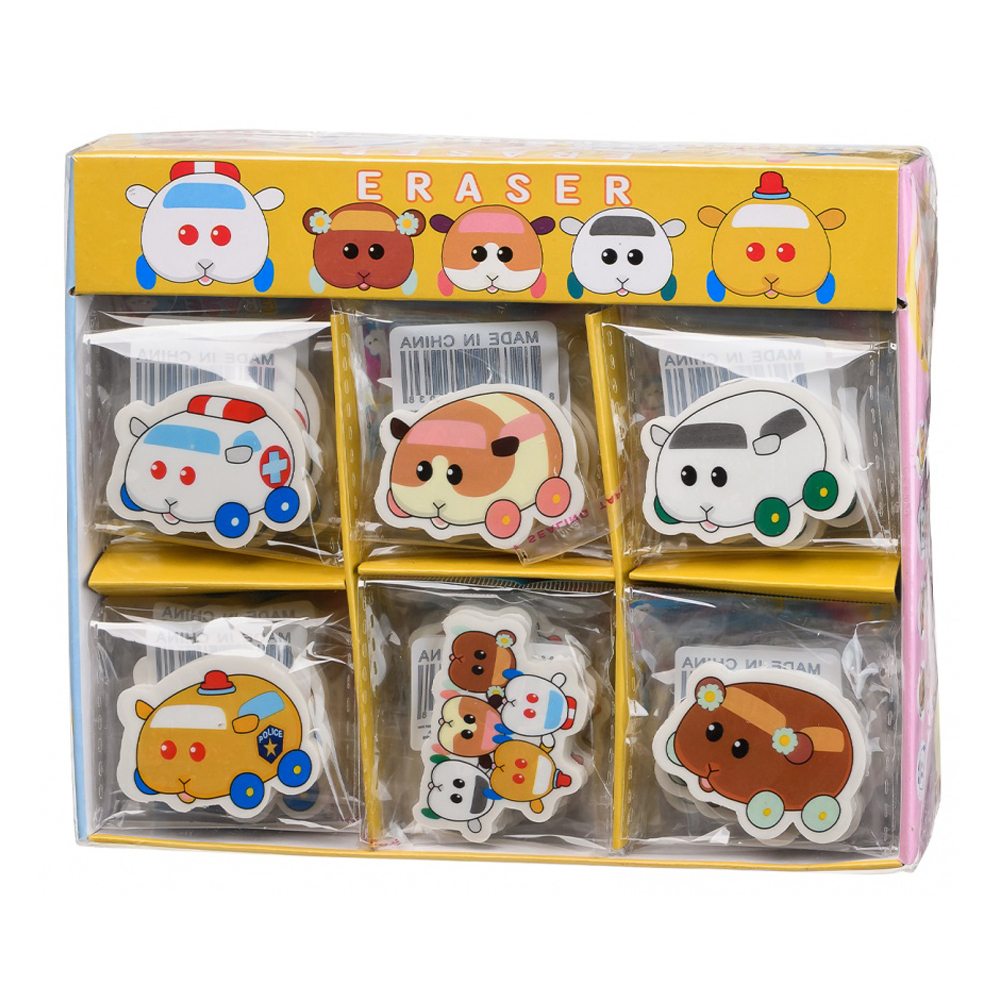 Ластик Basir, фигурный, серия "Машинки-зверюшки", 4.6*3.5 см