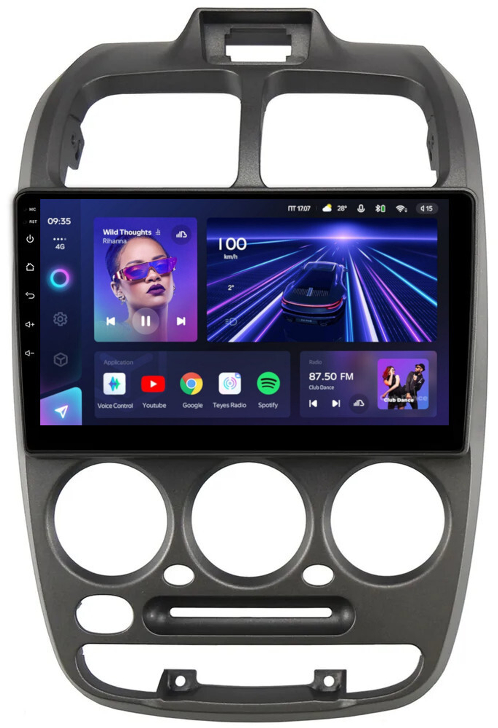 Магнитола для Hyundai Accent 2000-2011 - Teyes CC3L на Android 10, 8-ядер, CarPlay, 4G SIM-слот