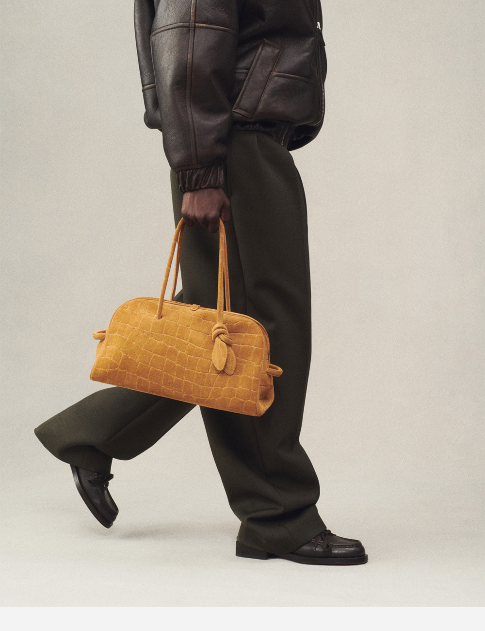 Jacquemus The Turismo Soft Bowling bag "Camel"