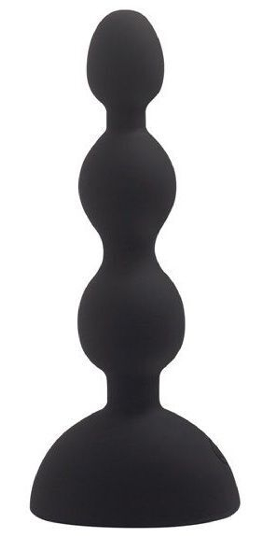 Черный анальный вибростимулятор Anal Beads S - 14,5 см. (Цвет: черный)