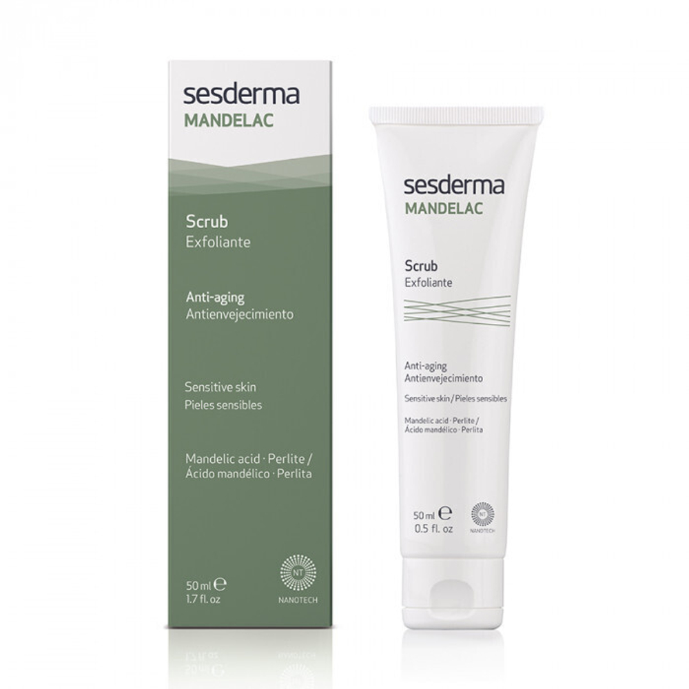 Sesderma MANDELAC Scrub Face and Body - Скраб для лица и тела, 50 мл