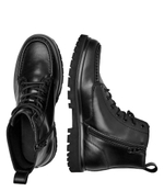 Кожаные высокие сапоги EVA CALVIN KLEIN JEANS - черный(YM0YM01073)