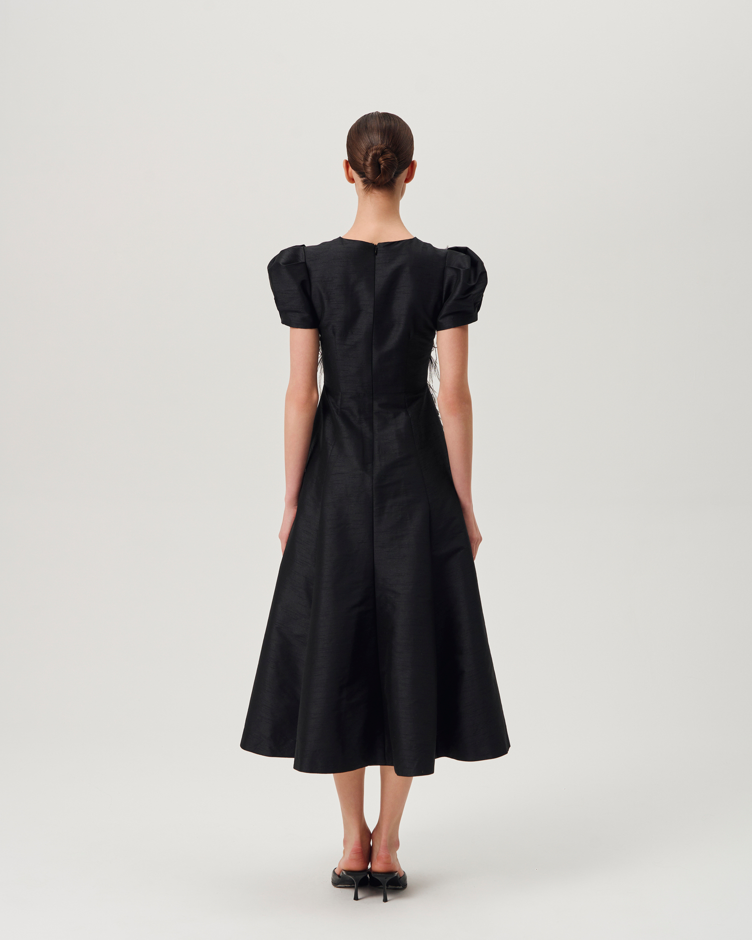 Платье Pavlova (Павлова) ШШ, с выш., с рук., черное