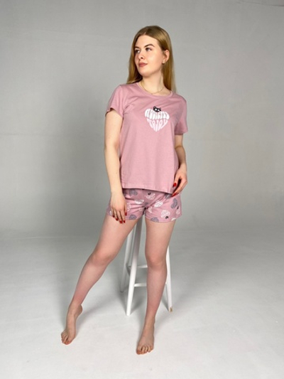 Пижама женская "901 02 88 К.П" шорты (Р 72)