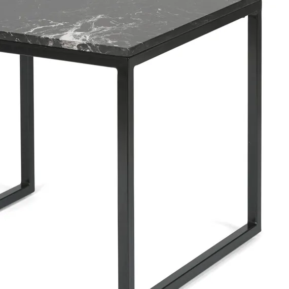 Кофейный стол Copenhagen 50х50 см, черный камень
